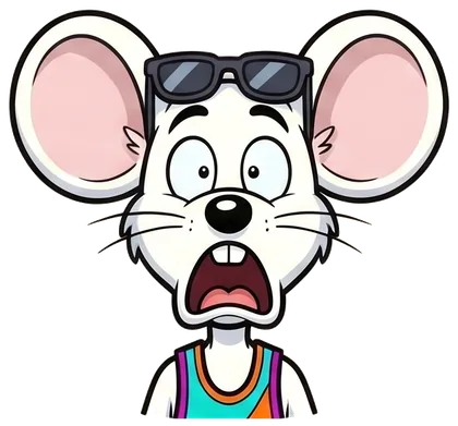 Rato chocado com um preço caro